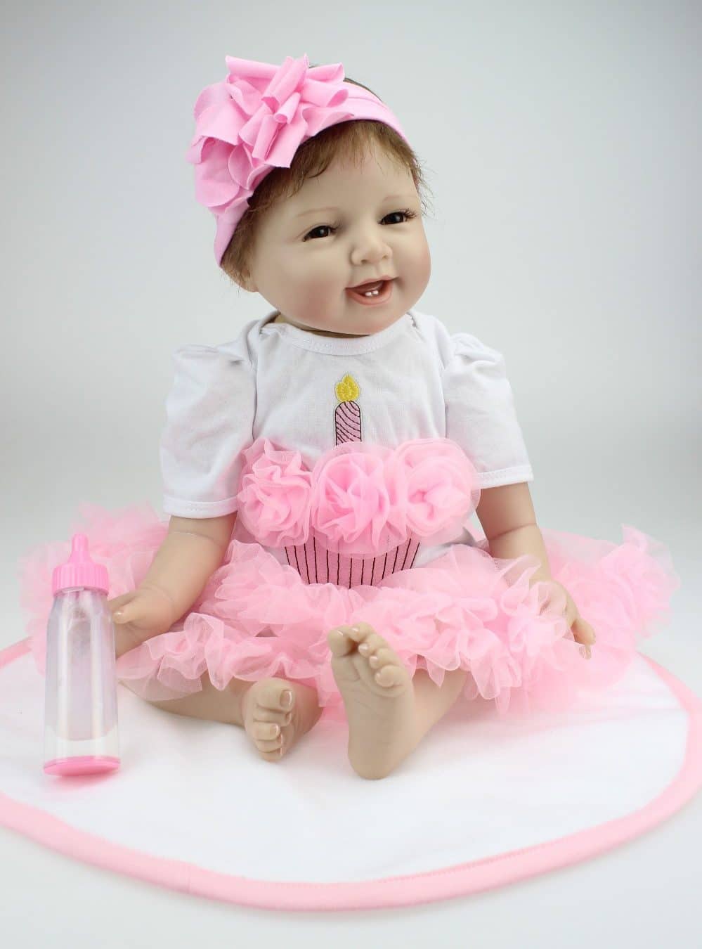 Кукла Реборн: девочка, 1 год купить на Алиэкспресс
